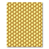 Luxe Gold Hexagon Geometric Area Rug