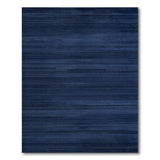 Deep Navy Striped Texture Area Rug