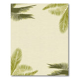 Coastal Palm Shadow Area Rug