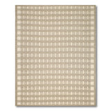 Geometric Modern Beige Grid Geometric Area Rug