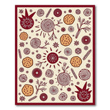 Whimsical Cookies Candy Swirls Area Rug