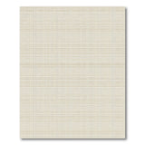 Beige Woven Grid Geometric Rug