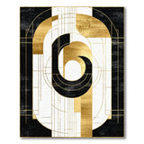 Gold Arch Geometric Area Rug