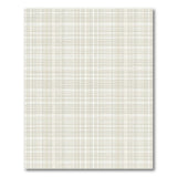 Beige and Neutral Beige Checkered Plaid Area Rug