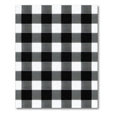 Bold Black and White Bold Black White Buffalo Check Area Rug