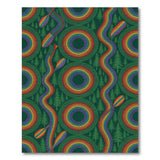 ODIKA Rainbow Geometric Area Rug