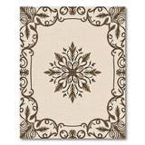 Elegant Beige Persian Medallion Rug
