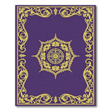 Regal Purple Gold Mandala Area Rug
