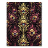 Majestic Peacock Feathers Area Rug
