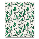Lush Green Vine Leaf Area Rug