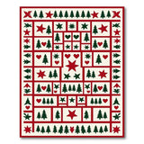 Festive Christmas Patchwork Quilt Area Rug