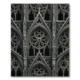 Gothic Rose Window Cathedral Area Rug
