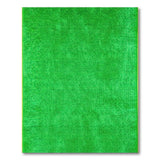 Vibrant Green Textured Geometric Area Rug