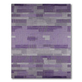 Purple Geometric Modern Purple Grey Geometric Modern Area Rug