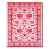Romantic Hearts Persian Area Rug