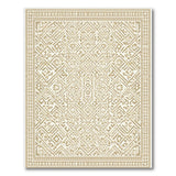 Geometric Modern Lattice Beige Geometric Lattice Area Rug
