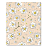 White Daisy Meadow Beige Area Rug