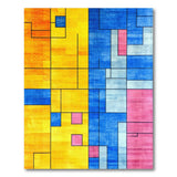 Vibrant Geometric Multi-Color No. 23 Area Rug