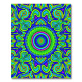 Geometric Modern Vibrant Mandala Multi-Color Area Rug