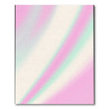Blush Pink Mint Gradient Abstract Area Rug