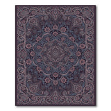 Medallion Purple Floral Medallion Area Rug