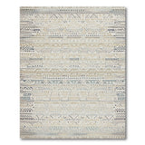 Beige Fringed Heritage Tribal Area Rug