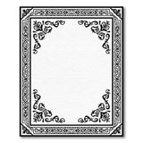 Traditional Persian Ornate Black White Persian Border Area Rug