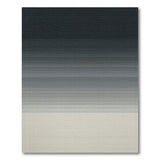 Black to White Ombre Gradient Area Rug