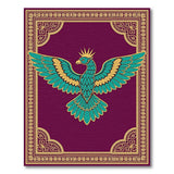 Teal Phoenix Majesty Area Rug