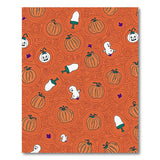 Whimsical Halloween Pumpkin Ghost Area Rug