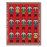Festive Nutcracker Multi-Color Area Rug