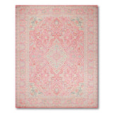 Pink Blush Pink Traditional Persian Area Rug