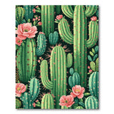 Southwestern Cactus Bloom Area Rug