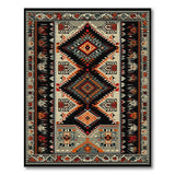 Bold Southwestern Diamond Geometric Area Rug