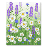 Liatris Daisy Cornflower Wildflower Meadow Rug