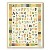 Multi-color and Patterns Playful ABC Alphabet Kids Rug with Cute Animals