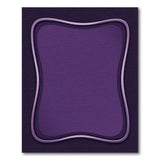 Purple Abstract Area Rug