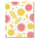 Vibrant Lemon Grapefruit Slice Area Rug