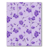 Purple Blossom Floral Area Rug