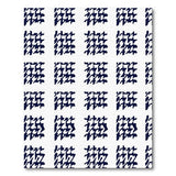 Blue and Teal Navy Geometric Abstract Area Rug