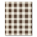 Brown and Tan Brown Tan Plaid Check Rustic Farmhouse Rug