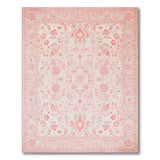 Blush Pink Floral Vintage No. 8 Area Rug