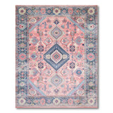 Traditional Persian Pink Persian Medallion Area Rug