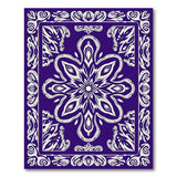 Traditional Persian Purple Traditional Persian Floral Area Rug