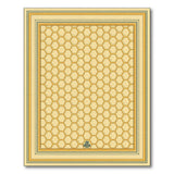 Golden Honeycomb Geometric Area Rug