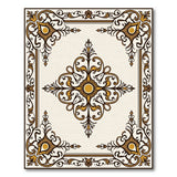 Traditional Persian Ornate Gold Persian Area Rug