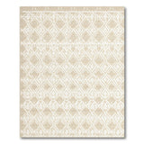 Geometric Modern Beige Geometric Diamond Lattice Area Rug