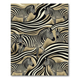 Bold Zebra Stripes Savannah Herd Rug