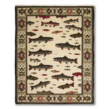 Southwestern Salmon Trout Area Rug