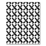 Black White Houndstooth Geometric Area Rug